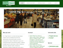 Tablet Screenshot of pieteprest.ro